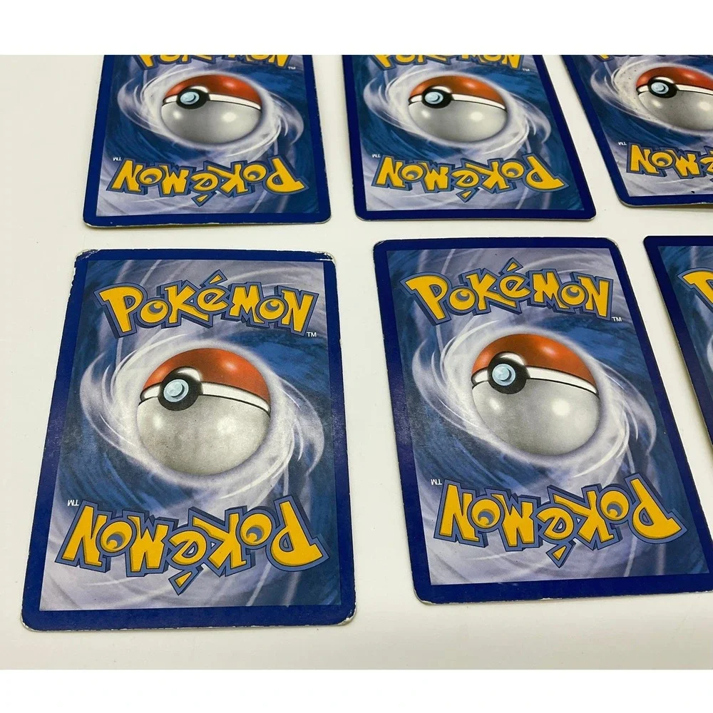Pokemon Cards Lot of 6 Kids OS Multicolor Normal Type TCG Bundle Collectible
